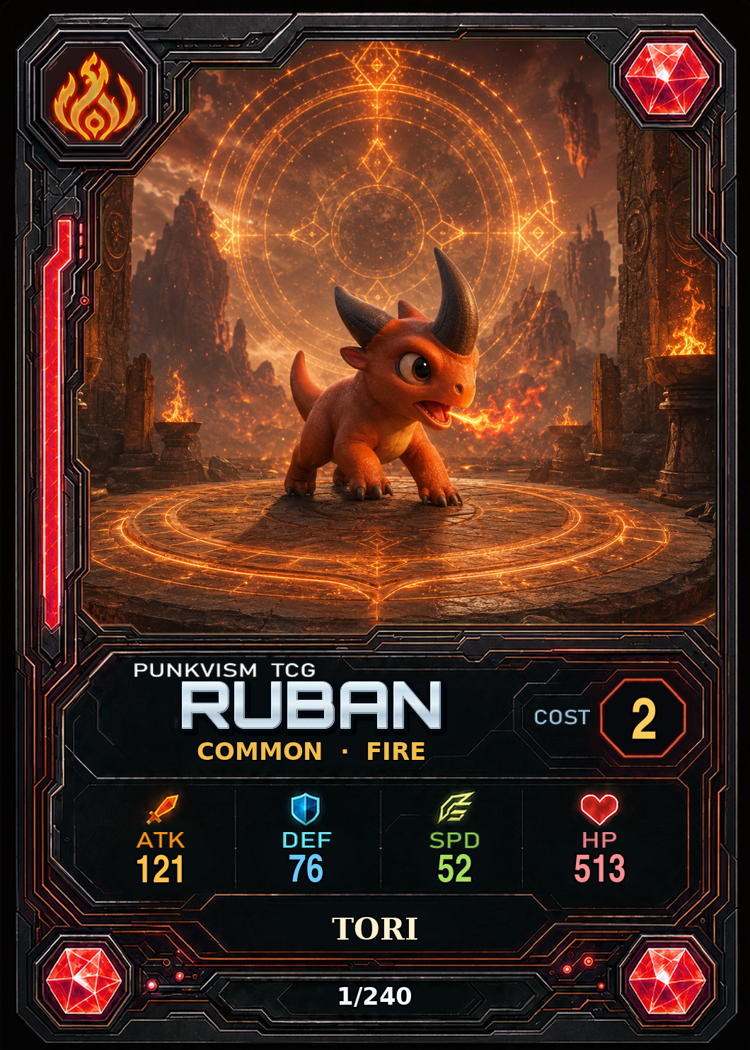 토리·오쿨라 · Ruban