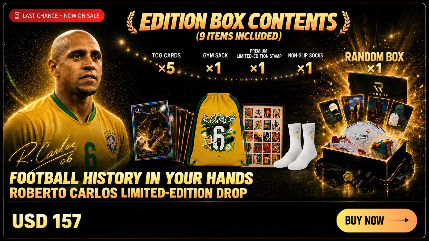 Roberto Carlos limited-edition box contents